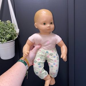 Bitty baby and high chair (American Girl Doll)